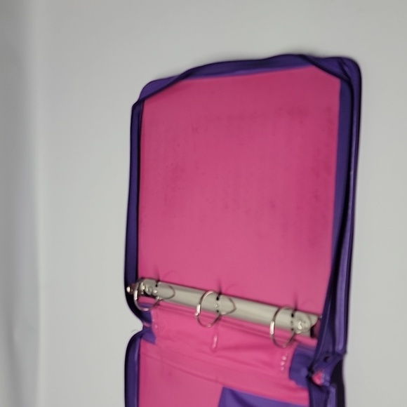 Vintage 90s y2k lisa frank Rockstar girl zip up binder - Picture 4 of 11